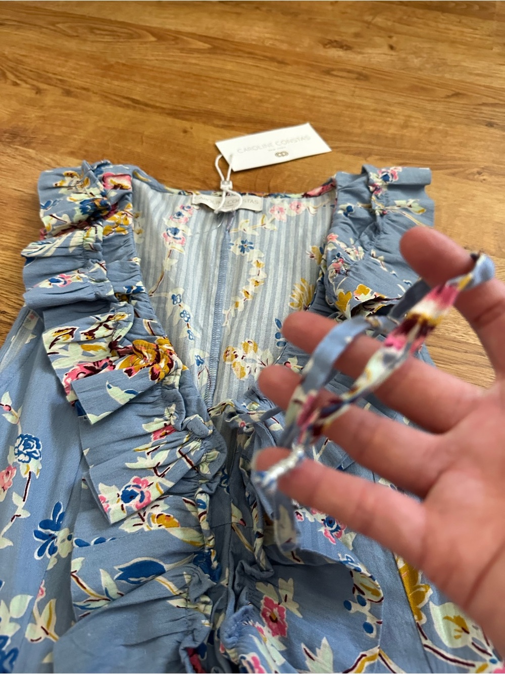 NWT Caroline Constas Kylah Print Floral Mini Dress XS - Picture 5 of 16